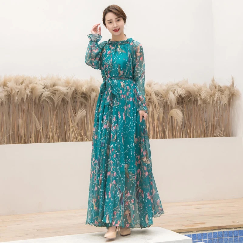 FAKUNTN Long Sleeve Plus Size Bohemia Floral Beach Maxi Dress Summer Casual Loose Dresses Lightweight Sexy Chiffon Bridesmaid
FAKUNTN Long Sleeve Plus Size Bohemia Floral Beach Maxi Dress Summer Casual Loose Dresses Lightweight Sexy Chiffon Bridesmaid