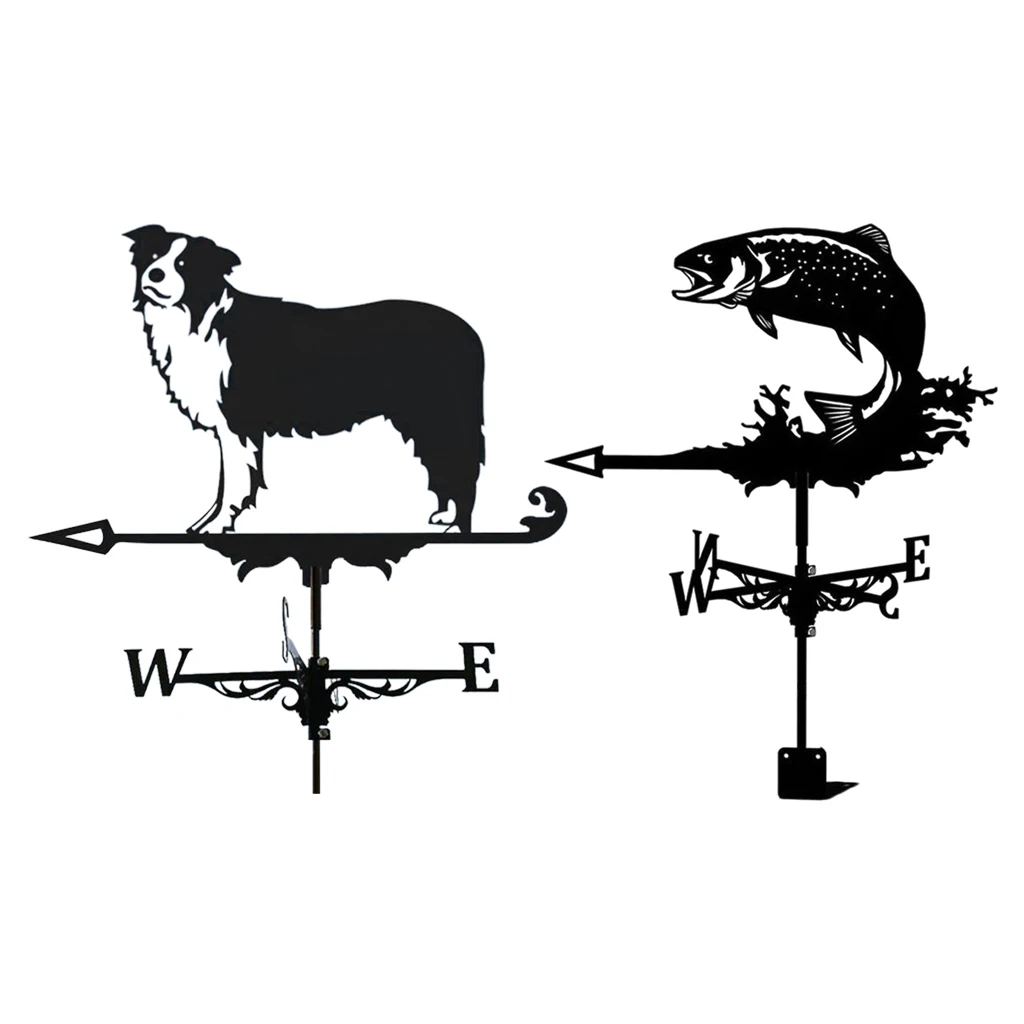 Decorative Wind Vane Weather Vane Black Garden Mount Yard Stakes, Stainless Steel Weather Vane Farm Durable Scene
Decorative Wind Vane Weather Vane Black Garden Mount Yard Stakes, Stainless Steel Weather Vane Farm Durable Scene