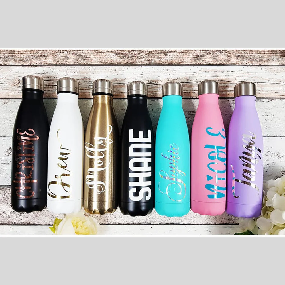 Personalised Stainless Steel Bottle Bridesmaid Water Bottle Bespoke Wedding Birthday Gifts Bridal Gift Customizable Object
Personalised Stainless Steel Bottle Bridesmaid Water Bottle Bespoke Wedding Birthday Gifts Bridal Gift Customizable Object
