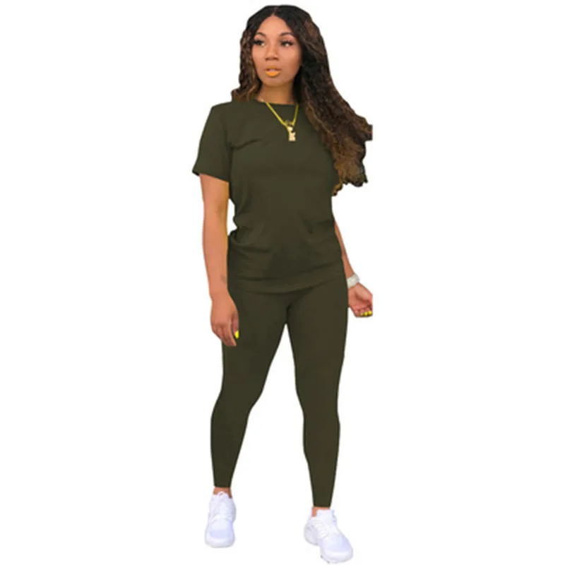 Summer Women's Round Neck Short Sleeve Loose Solid Color Comfortable Casual Pants Commuting Two-Piece Multicolor Women's Wear
Summer Women's Round Neck Short Sleeve Loose Solid Color Comfortable Casual Pants Commuting Two-Piece Multicolor Women's Wear