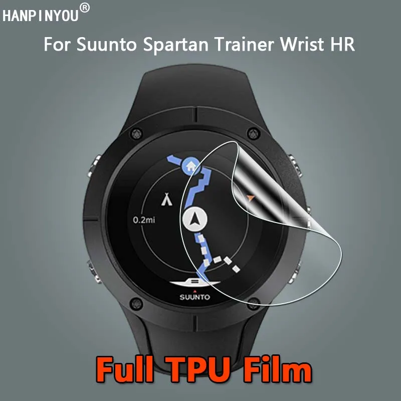 Ультратонкая мягкая Гидрогелевая защитная пленка из ТПУ для Suunto Spartan Trainer HR не