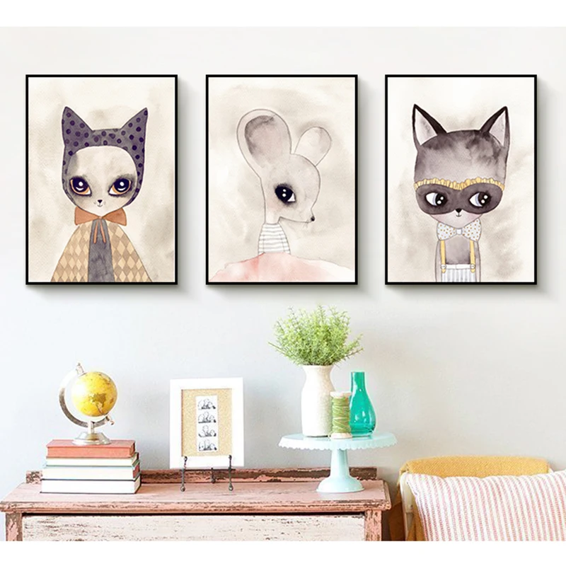 Children Room Cartoon Animal Pictures Painting Modern Printed Canvas Posters and Prints Wall Art Cuadros Home Decor for Kids
Children Room Cartoon Animal Pictures Painting Modern Printed Canvas Posters and Prints Wall Art Cuadros Home Decor for Kids