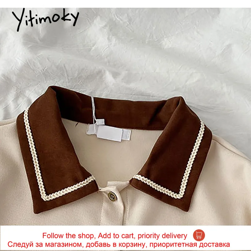 Yitimoky Women Shirts Long Sleeve Blouse Indie Fashion Clothes 2021 Spring Summer New Solid Vintage Button Up Harajuku Top Shirt
Yitimoky Women Shirts Long Sleeve Blouse Indie Fashion Clothes 2021 Spring Summer New Solid Vintage Button Up Harajuku Top Shirt