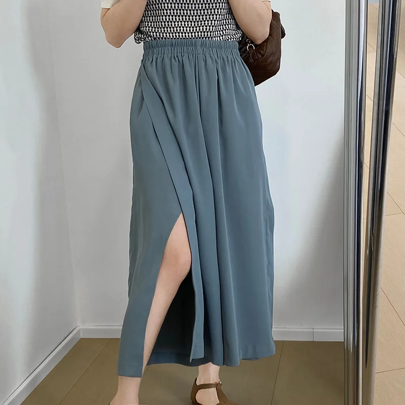 Chiffon High Waist Split Wide Leg Pants Women 2021 Summer Gentle Wind Loose Wide Leg Skirt Pants
Chiffon High Waist Split Wide Leg Pants Women 2021 Summer Gentle Wind Loose Wide Leg Skirt Pants