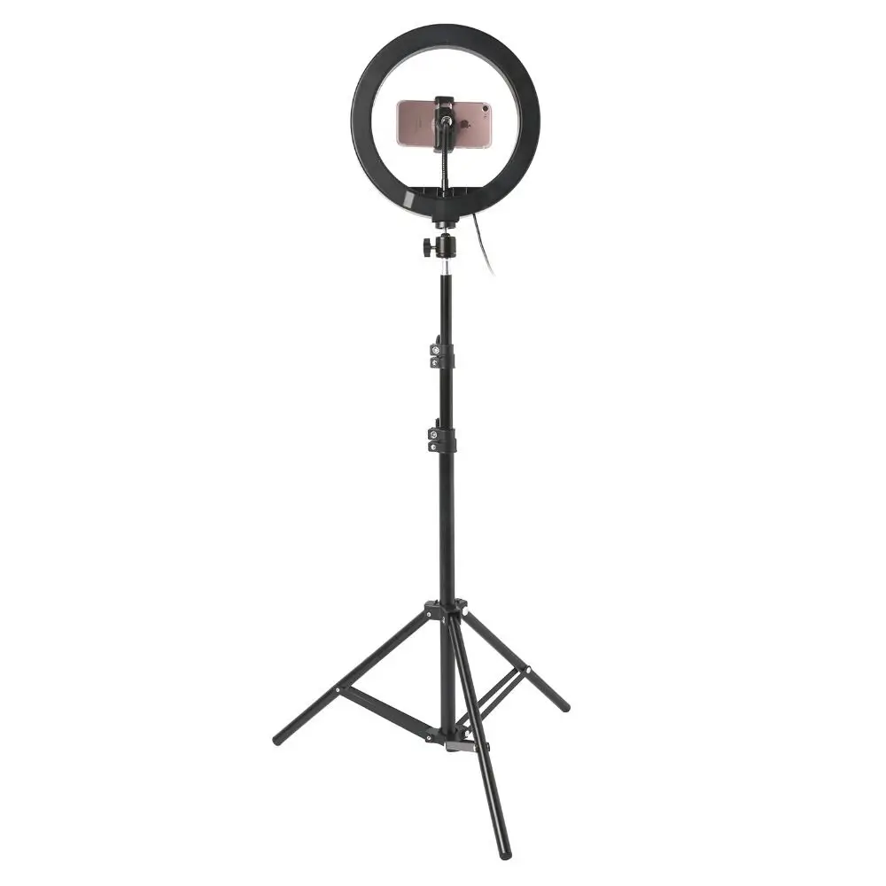Tripods Stand 6 8 10 inch Photography LED Selfie Ring Light 26cm Dimmable Camera Phone Ring Lamp For Makeup Video Live Studio 
Tripods Stand 6 8 10 inch Photography LED Selfie Ring Light 26cm Dimmable Camera Phone Ring Lamp For Makeup Video Live Studio