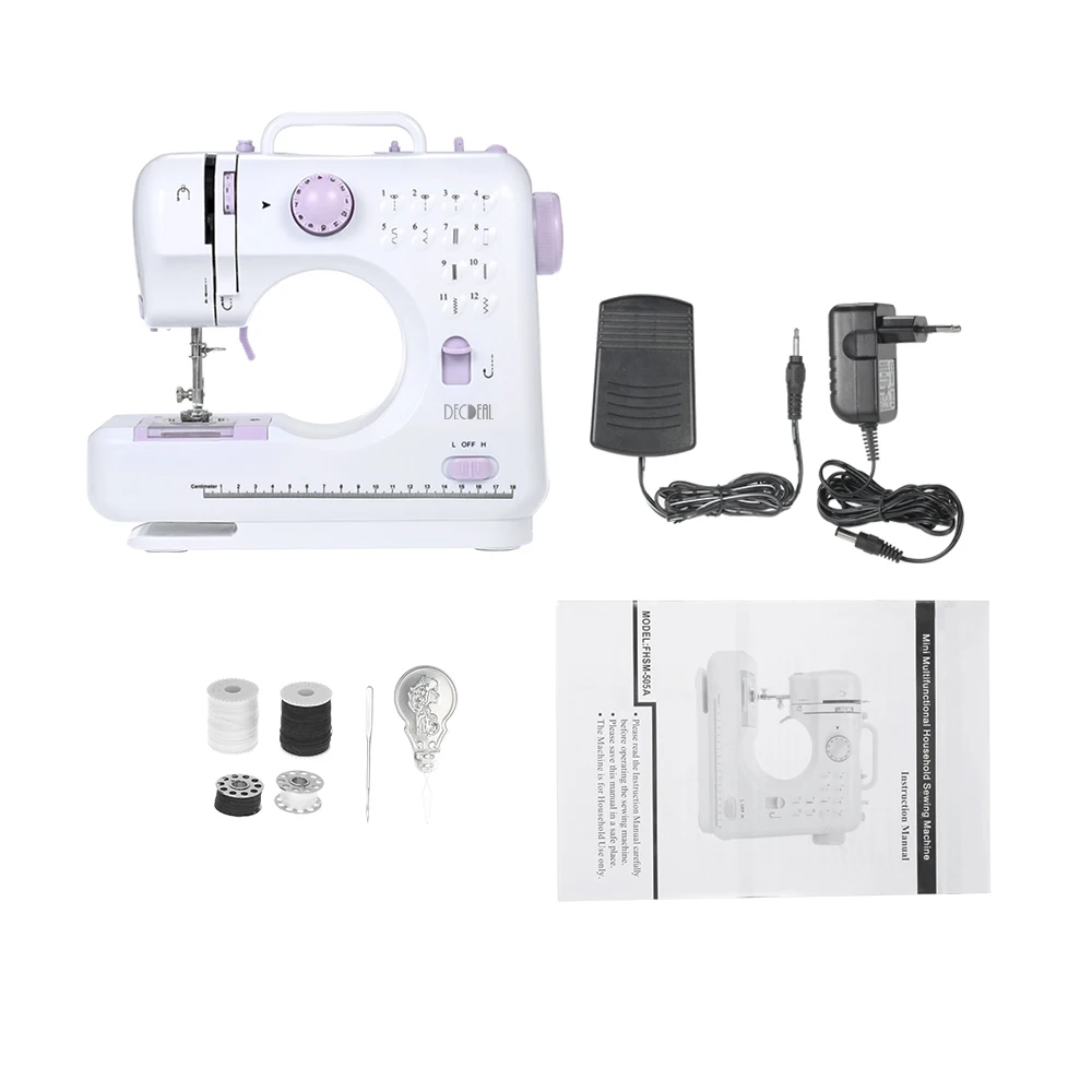 2020 Sewing Machine Mini Portable Electric Household Sewing Machine with Night Light Foot Pedal 12 Built-in Stitch Patterns
2020 Sewing Machine Mini Portable Electric Household Sewing Machine with Night Light Foot Pedal 12 Built-in Stitch Patterns
