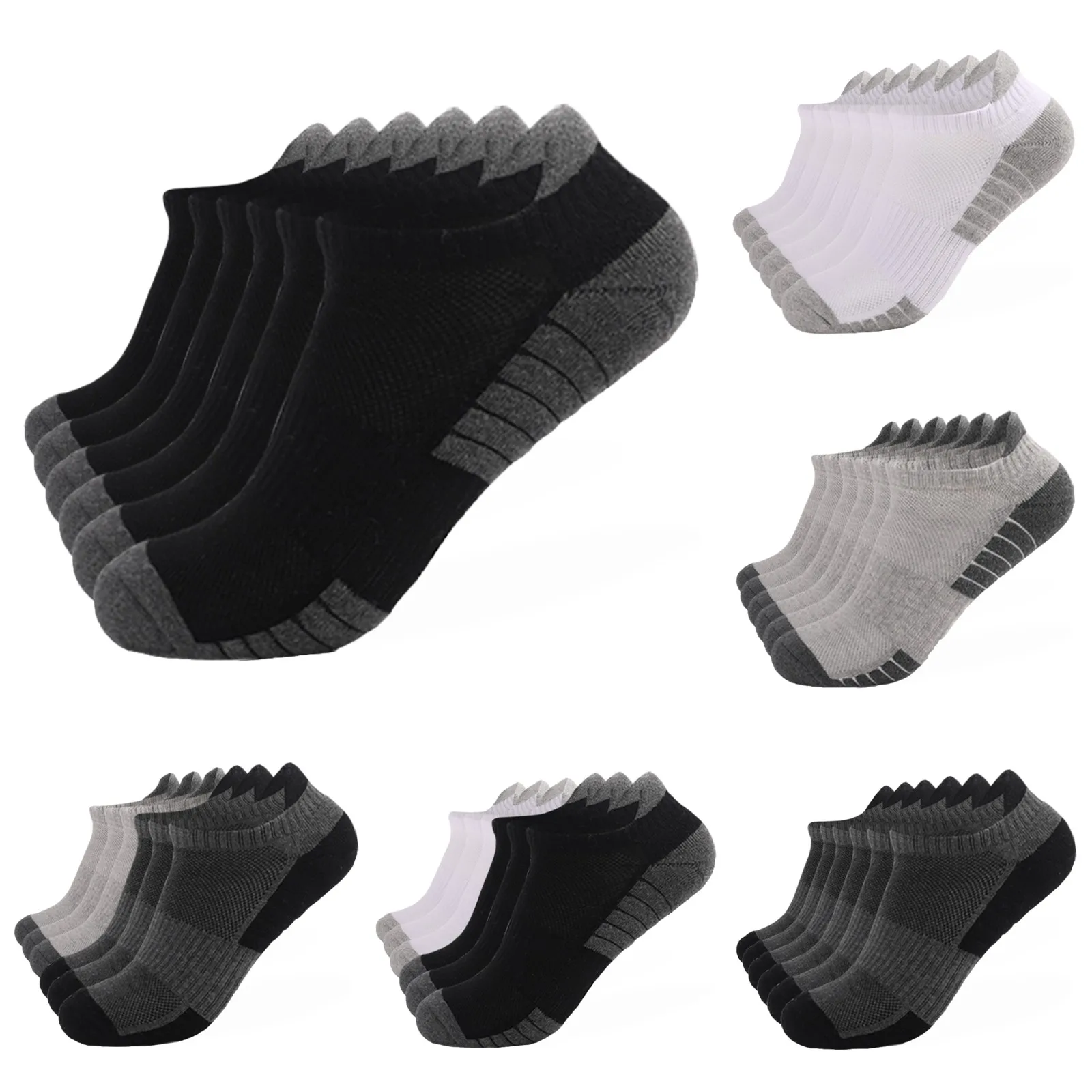Носки амортизирующие для мужчин и женщин, низкие спортивные дышащие, для бега, 6 пар
Носки амортизирующие для мужчин и женщин, низкие спортивные дышащие, для бега, 6 пар