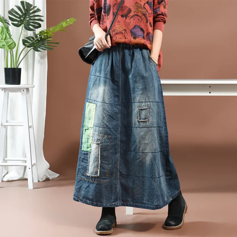 Фото Лоскутная ковбойская бюст длинные юбки показать слово юбка - купить