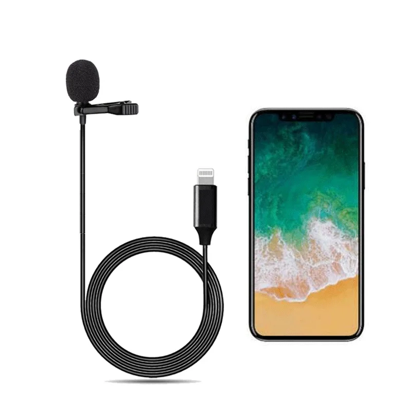 JAYETE Phone Audio Recording Lavalier Tie Clip Condenser Microphone Top Quality Mic For IOS Phone 11 X Xr Xs max 8 8plus etc
JAYETE Phone Audio Recording Lavalier Tie Clip Condenser Microphone Top Quality Mic For IOS Phone 11 X Xr Xs max 8 8plus etc
