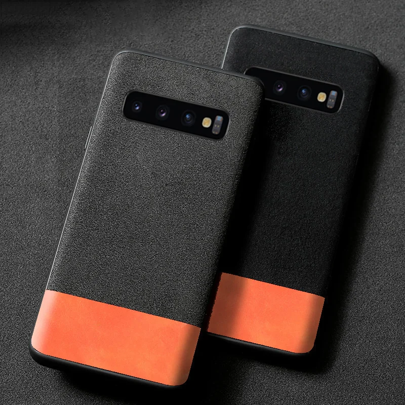 Чехол для мобильного телефона Samsung S7 S8 S9 S10 плюс A30 A40 A50 A70 Note 8 9 10 чехол замшевая