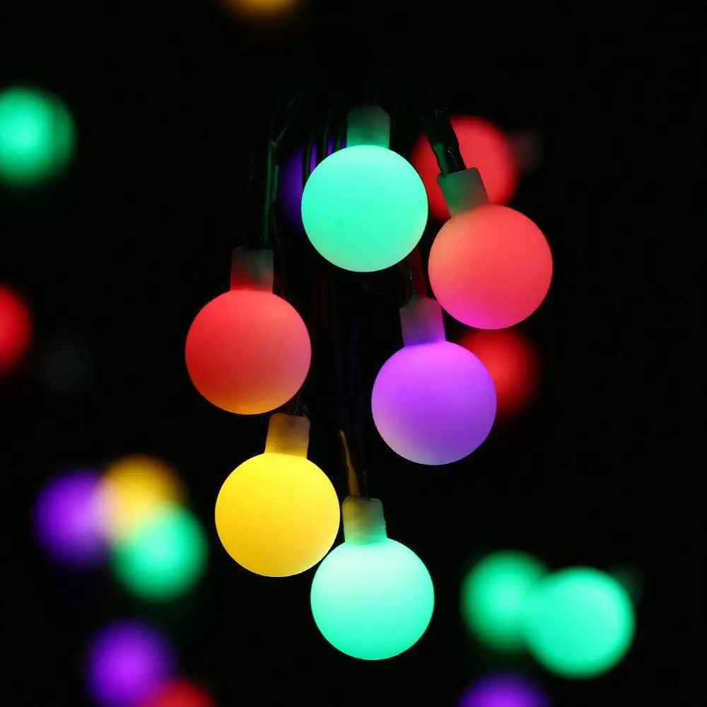 Solar Light LED String Lights Outdoor Waterproof 30led Frosted Small Ball Christmas Wedding Decoration Lantern
Solar Light LED String Lights Outdoor Waterproof 30led Frosted Small Ball Christmas Wedding Decoration Lantern