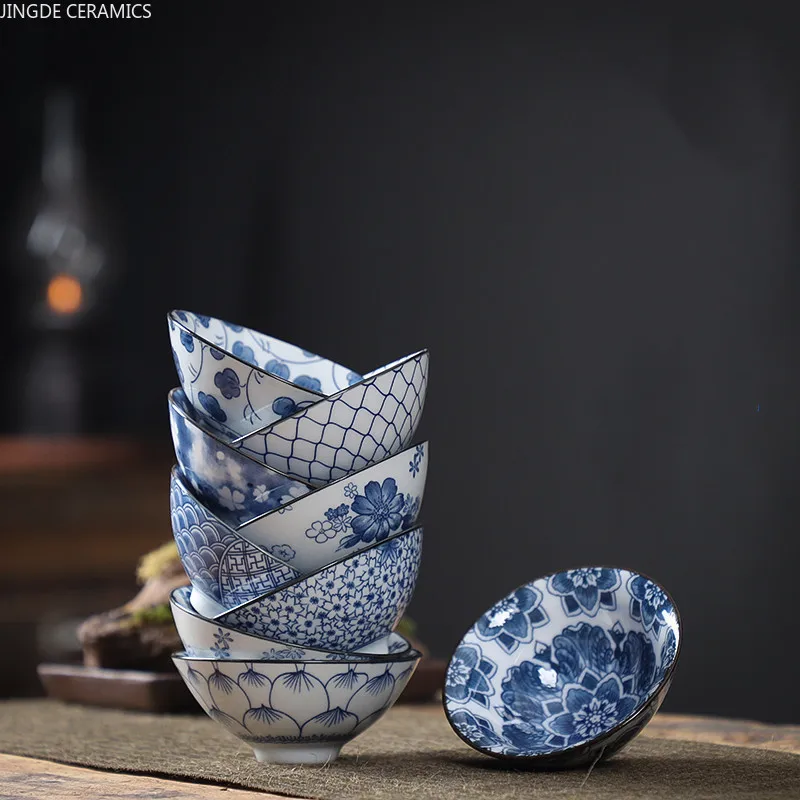2 Pcs/lot Ceramic Teacup Handmade Blue and White Porcelain Tea Bowl Single Cup Master Cups Porcelain Tea Drinking Teaware
2 Pcs/lot Ceramic Teacup Handmade Blue and White Porcelain Tea Bowl Single Cup Master Cups Porcelain Tea Drinking Teaware