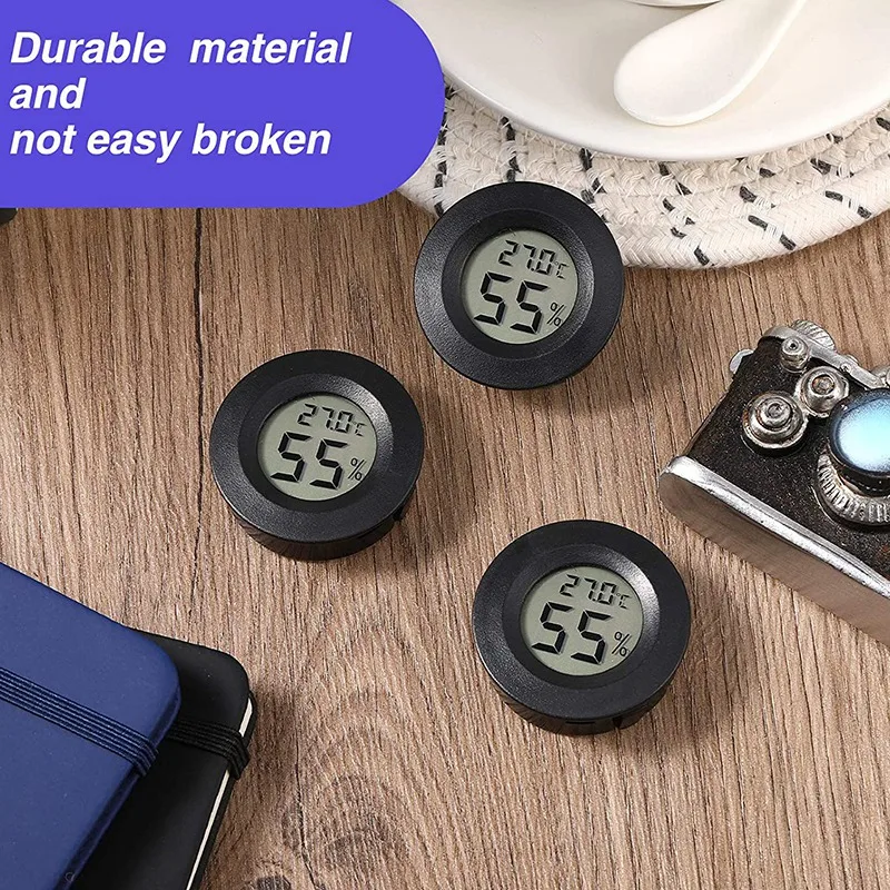 12 Pieces Of Miniature Hygrometer Thermometer Electronic Digital Hygrometer Monitor for Greenhouse, Garden, Cellar 
12 Pieces Of Miniature Hygrometer Thermometer Electronic Digital Hygrometer Monitor for Greenhouse, Garden, Cellar