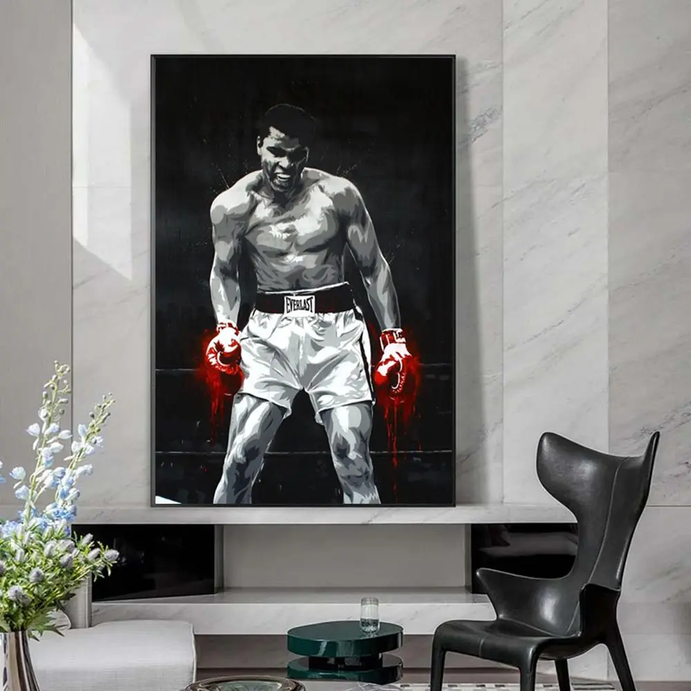 Modern Famous Boxing Champion Muhammad Ali Canvas Painting Boxer Inspirational Poster And Prints Wall Art Picture For Gym Decor
Modern Famous Boxing Champion Muhammad Ali Canvas Painting Boxer Inspirational Poster And Prints Wall Art Picture For Gym Decor