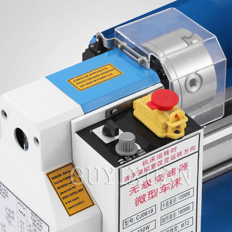 LISM Mini Lathe Machine Benchtop Metal Lathe 0618 Small Stainless Steel Household DIY High Precision Metal Processing Woodwork 
LISM Mini Lathe Machine Benchtop Metal Lathe 0618 Small Stainless Steel Household DIY High Precision Metal Processing Woodwork