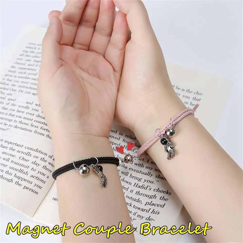 Valentine's day Gifts Friend Jewelry Gifts for Women Men Magnet Bracelet Star Astronaut Gift For Couple Rope Bracelet
Valentine's day Gifts Friend Jewelry Gifts for Women Men Magnet Bracelet Star Astronaut Gift For Couple Rope Bracelet