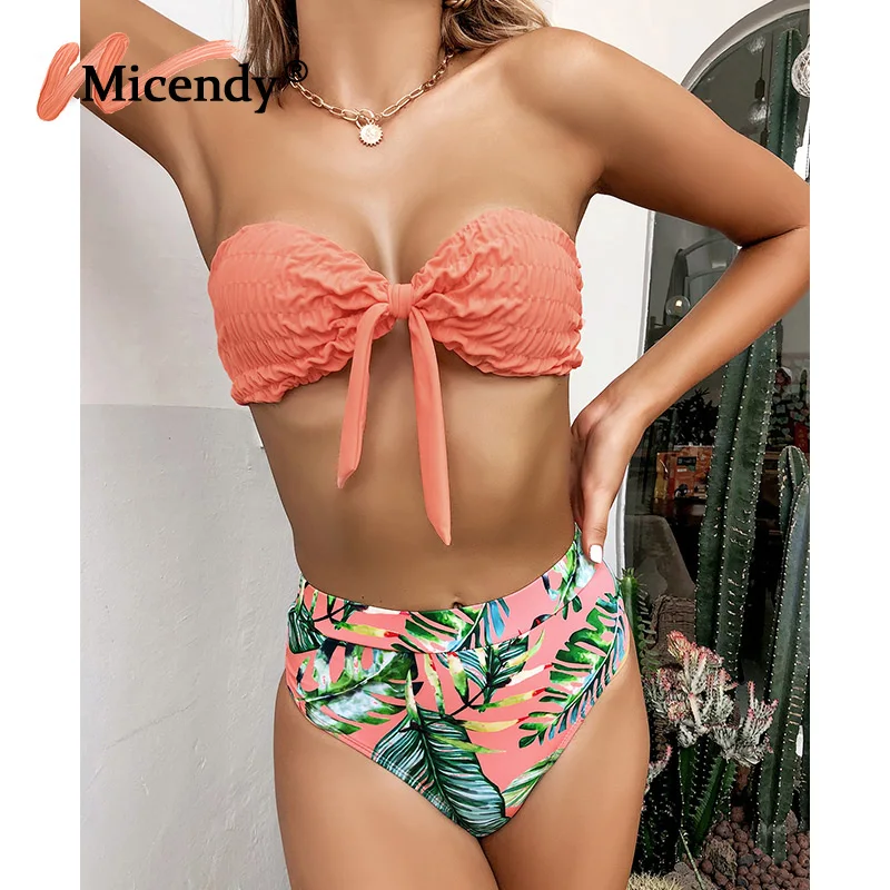 Micendy Push Up Bikini Women Swimwear Summer Bandeau Bathing Suits Sexy High Waist Biquini Female Beach Quality Pleated Swimsuit
Micendy Push Up Bikini Women Swimwear Summer Bandeau Bathing Suits Sexy High Waist Biquini Female Beach Quality Pleated Swimsuit