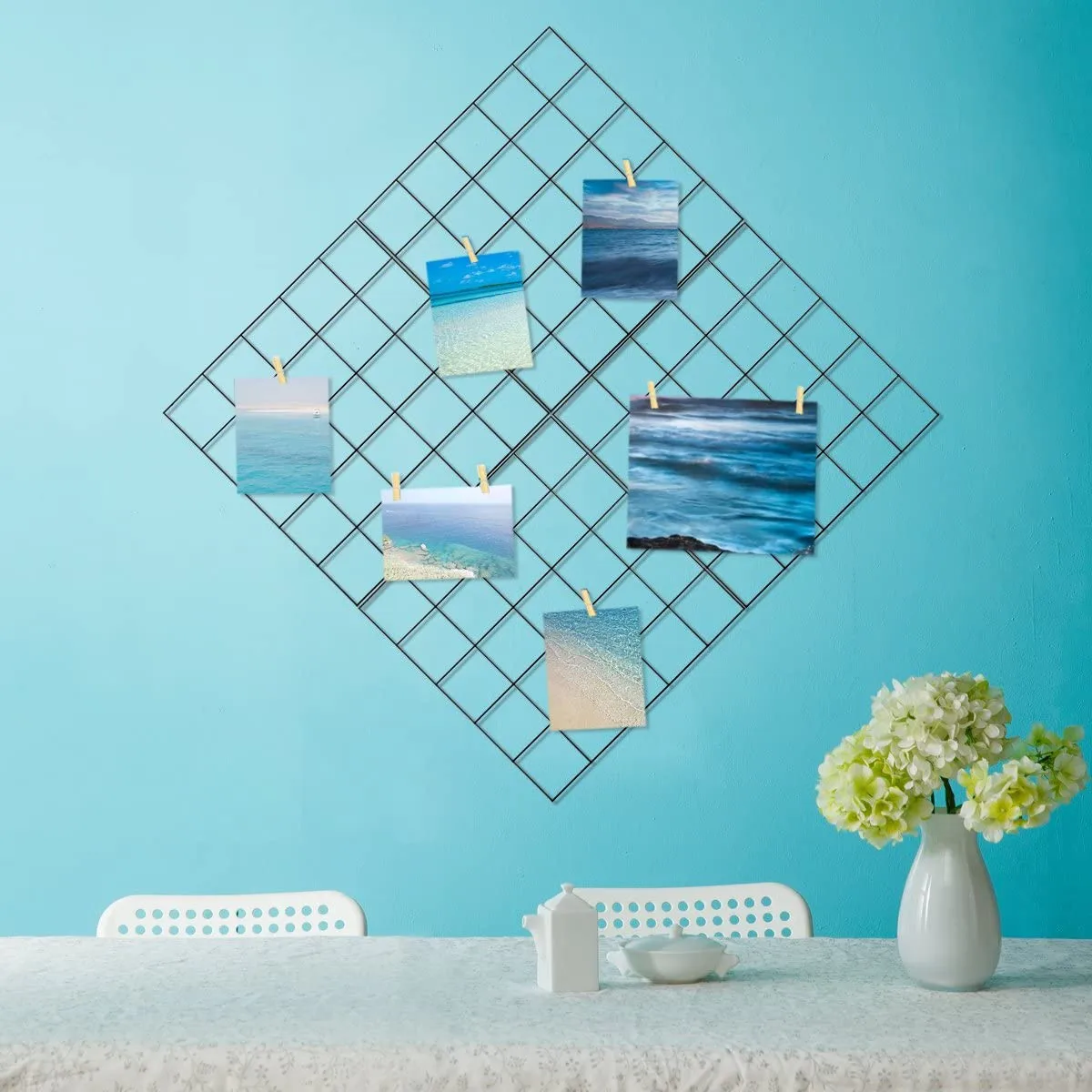 4Pcs Iron Grid Decor Photo Frame Art Hanging Display Metal Mesh Wire Grid Panel Storage Shelf Organizer Postcards Rack Holder
4Pcs Iron Grid Decor Photo Frame Art Hanging Display Metal Mesh Wire Grid Panel Storage Shelf Organizer Postcards Rack Holder