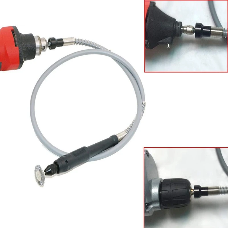 3.2mm/1/8inch Shaft Adapter Attachment, Flexible Drill Shaft Extension Keyless Chuck for Compatible Rotary Grinder Tool
3.2mm/1/8inch Shaft Adapter Attachment, Flexible Drill Shaft Extension Keyless Chuck for Compatible Rotary Grinder Tool