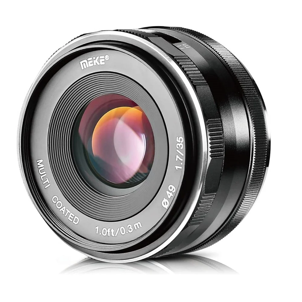 

Meike 35mm f1.7 large Aperture Manual Focus lens APS-C for Panasonic Lumix Olympus Micro 4/3 MFT M4/3 EM1 EM5 EM10 EP5 EPL3 EPL5