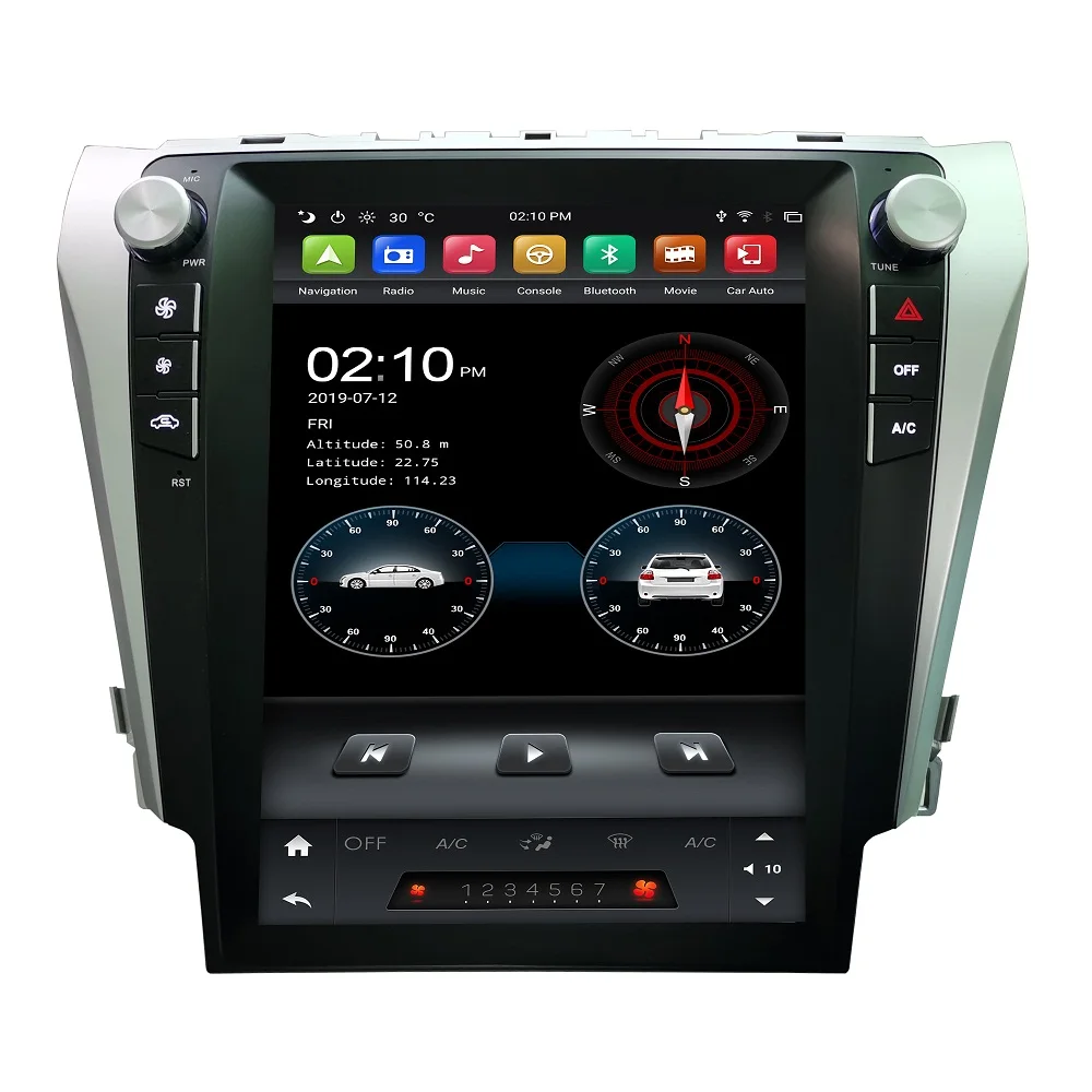 Tesla Style PX6 12.1" Android 9.0 Car Radio DVD Player for Toyota Camry 2012 2013 2014 2015 Bluetooth 5.0 WIFI Easy Connect
Tesla Style PX6 12.1" Android 9.0 Car Radio DVD Player for Toyota Camry 2012 2013 2014 2015 Bluetooth 5.0 WIFI Easy Connect