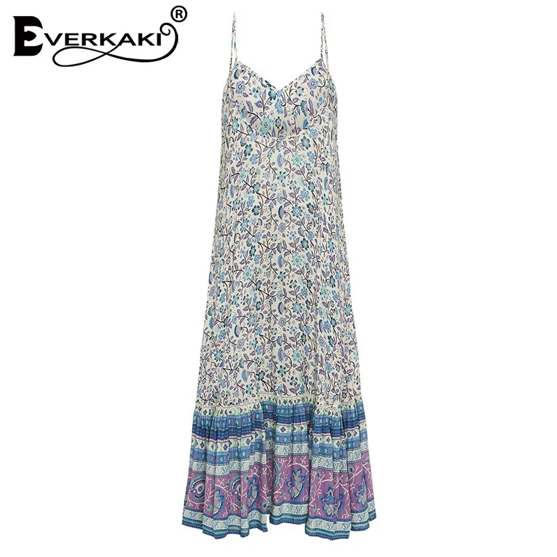 Everkaki Floral Print Slip Dress Women Boho Loose Gypsy Summer Ladies Bohemian Long Dresses Vestidos Female 2020 Spring New
Everkaki Floral Print Slip Dress Women Boho Loose Gypsy Summer Ladies Bohemian Long Dresses Vestidos Female 2020 Spring New