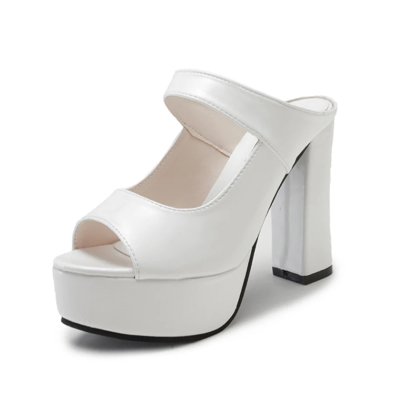 2019 Summer New Sexy Women Slippers Fashion Super Square High Heels Peep Toe Party Shoes Woman Platform Sandals Ladies Pumps
2019 Summer New Sexy Women Slippers Fashion Super Square High Heels Peep Toe Party Shoes Woman Platform Sandals Ladies Pumps