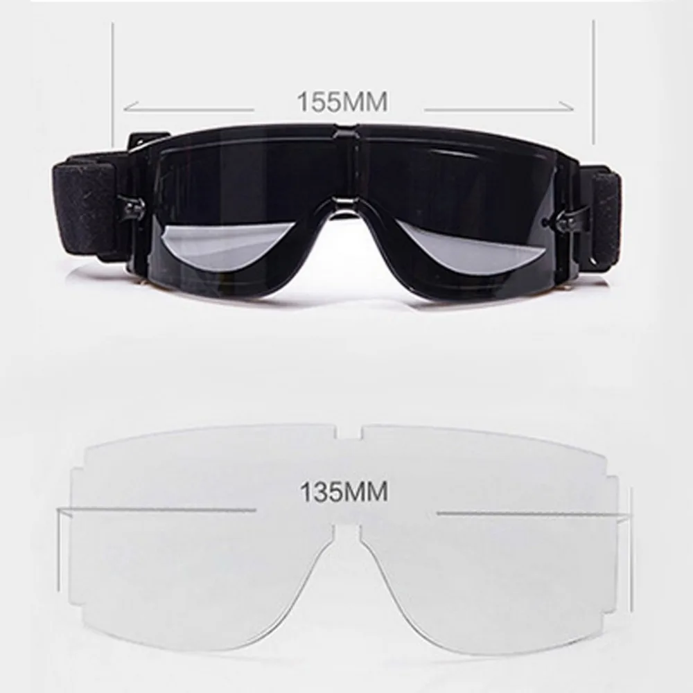 Army Military Tactical Goggles Oculos Airsoft Glasses Paintball Shooting Glasses Motorcycle Wargame Windproof Protection Glasse
Army Military Tactical Goggles Oculos Airsoft Glasses Paintball Shooting Glasses Motorcycle Wargame Windproof Protection Glasse
