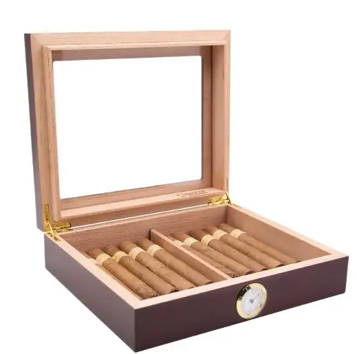 Cedar Wood Cigar Travel Humidor Box Portable Cigar Case W/ Humidifier Hygrometer Cigar Case Humidor Sigaren Box
Cedar Wood Cigar Travel Humidor Box Portable Cigar Case W/ Humidifier Hygrometer Cigar Case Humidor Sigaren Box