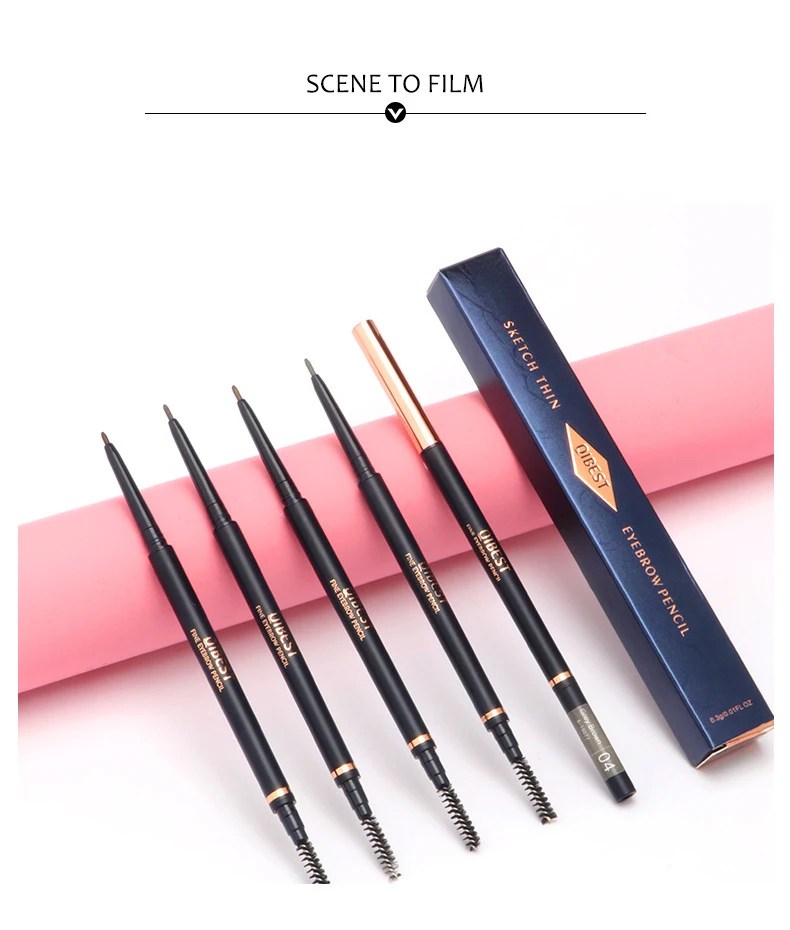 Sketch Waterproof Natural Eyebrow Pen Eye Brow Tint Makeup Four Colors Eyebrow Pencil Brown Black Grey Brush Cosmetics TSLM2
Sketch Waterproof Natural Eyebrow Pen Eye Brow Tint Makeup Four Colors Eyebrow Pencil Brown Black Grey Brush Cosmetics TSLM2