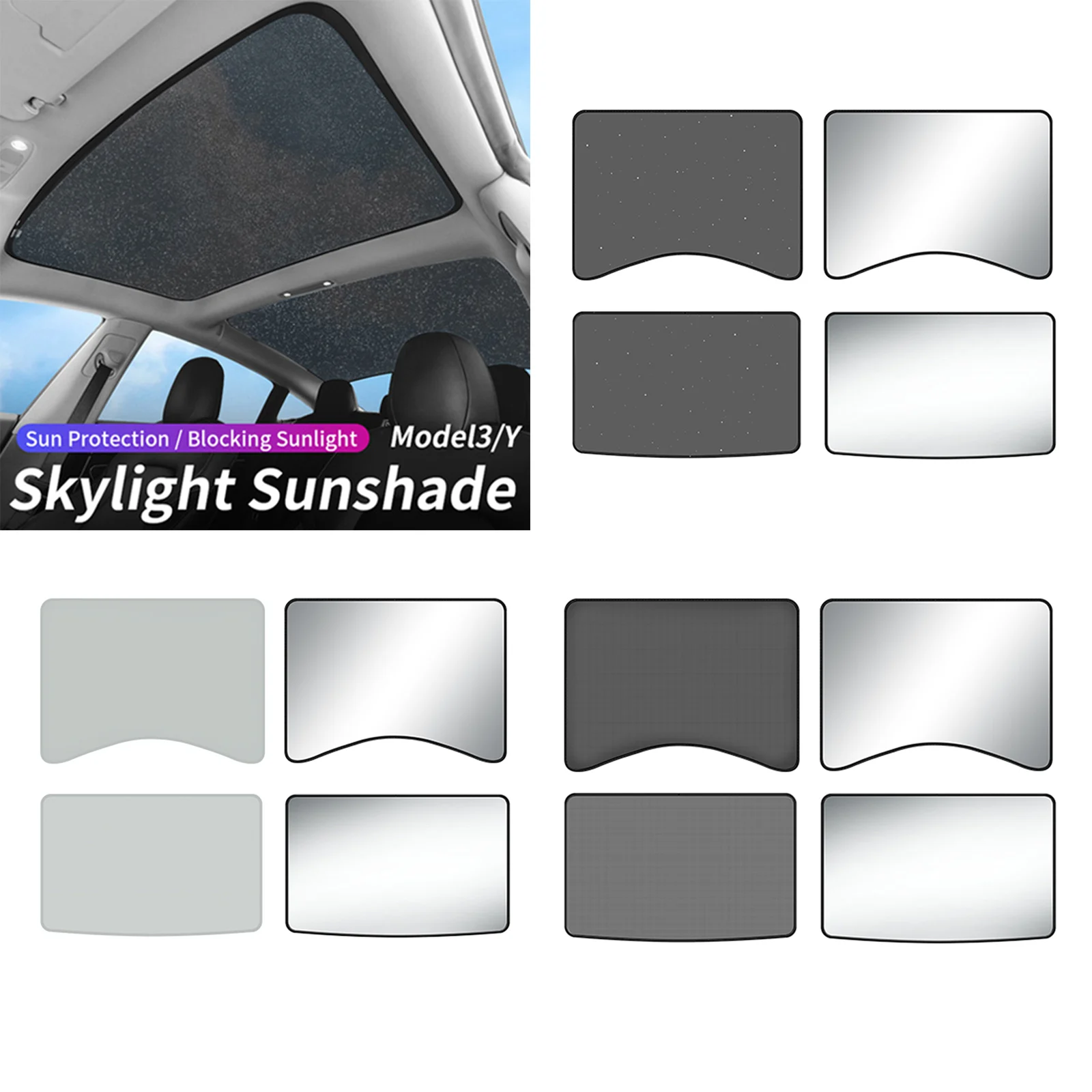 3rd New Sun Shades Glass Roof Sunshade for Tesla Model 3 2021 Front Rear Sunroof Windshield Skylight Shading Net
3rd New Sun Shades Glass Roof Sunshade for Tesla Model 3 2021 Front Rear Sunroof Windshield Skylight Shading Net