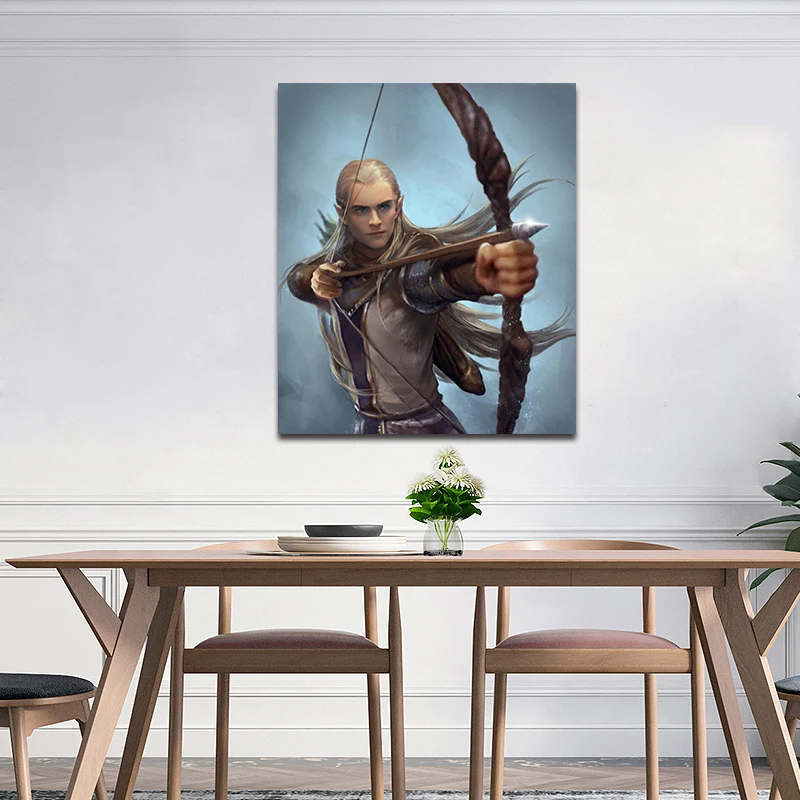 DIY картинки для раскраски по номерам с игровым персонажем archer изображение воина