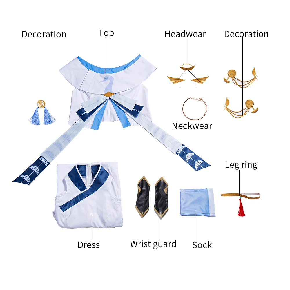 Anime cute white skirt cosplay Costumes Uniform Suit Outfit Clothes Party Halloween
Anime cute white skirt cosplay Costumes Uniform Suit Outfit Clothes Party Halloween