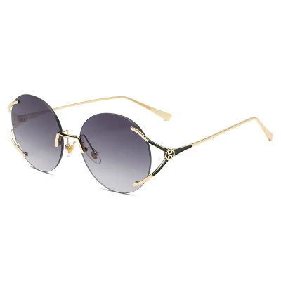 New rimless sunglasses female GG fashion online celebrity star with round frame sunglasses female tide glasses
New rimless sunglasses female GG fashion online celebrity star with round frame sunglasses female tide glasses
