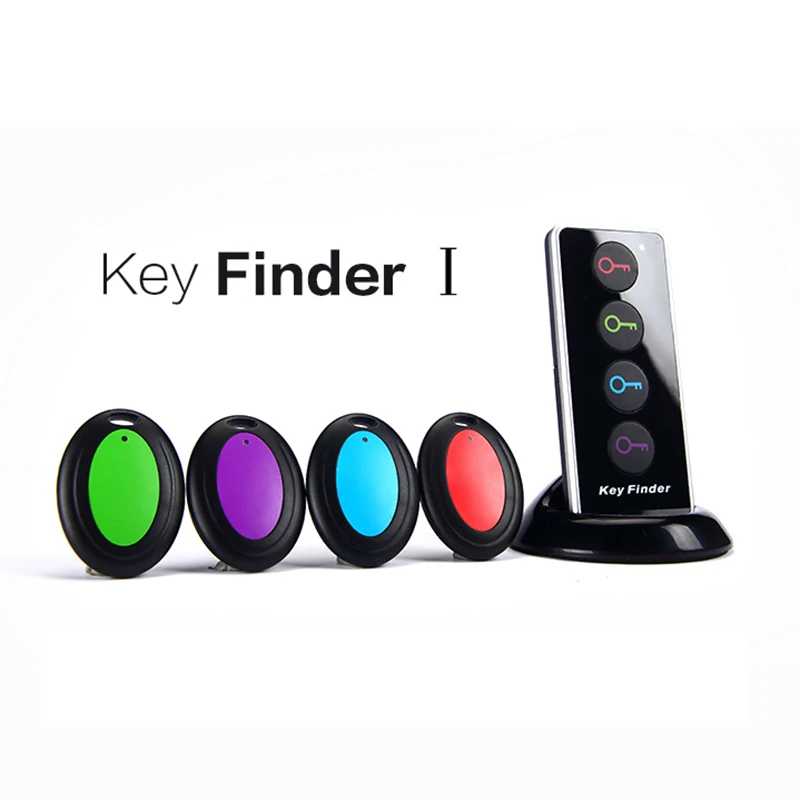 

Anti-lost Wireless Key Finder Locator Remote Control Tracker Alarm Keychain Locator Wallet Tracker Transmitter 4 Receivers