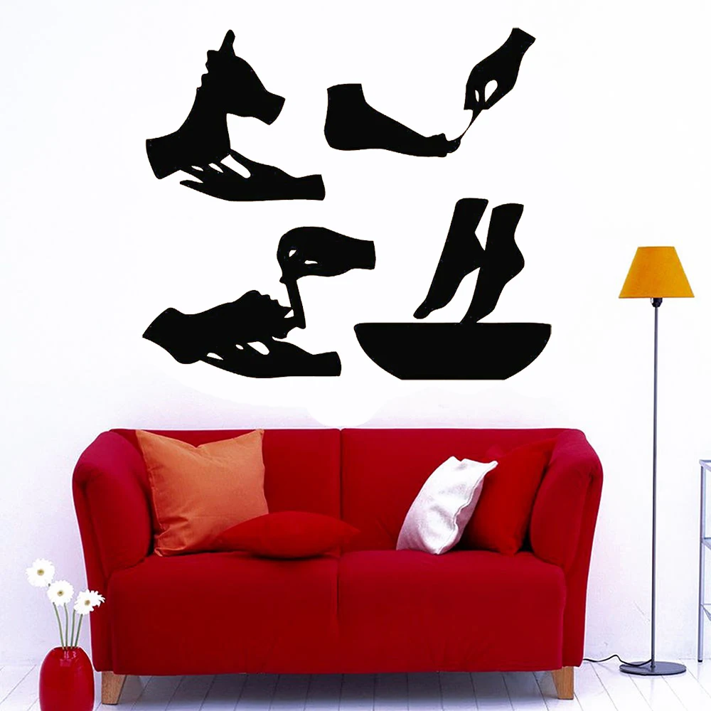 manicure Salon Wall Decals Vinyl Girls manicure pedicure nail salon Decor Stickers Removable Nail Shop Decoration Mural Z631
manicure Salon Wall Decals Vinyl Girls manicure pedicure nail salon Decor Stickers Removable Nail Shop Decoration Mural Z631