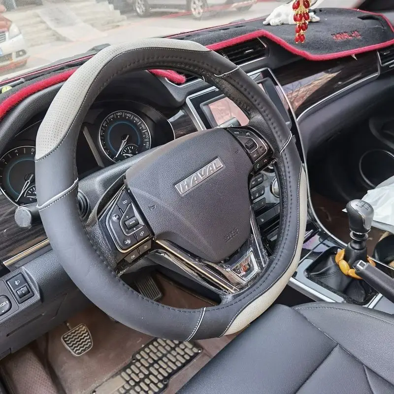 38CM PU Car Steering Wheel Cover With Non-slip new design
38CM PU Car Steering Wheel Cover With Non-slip new design