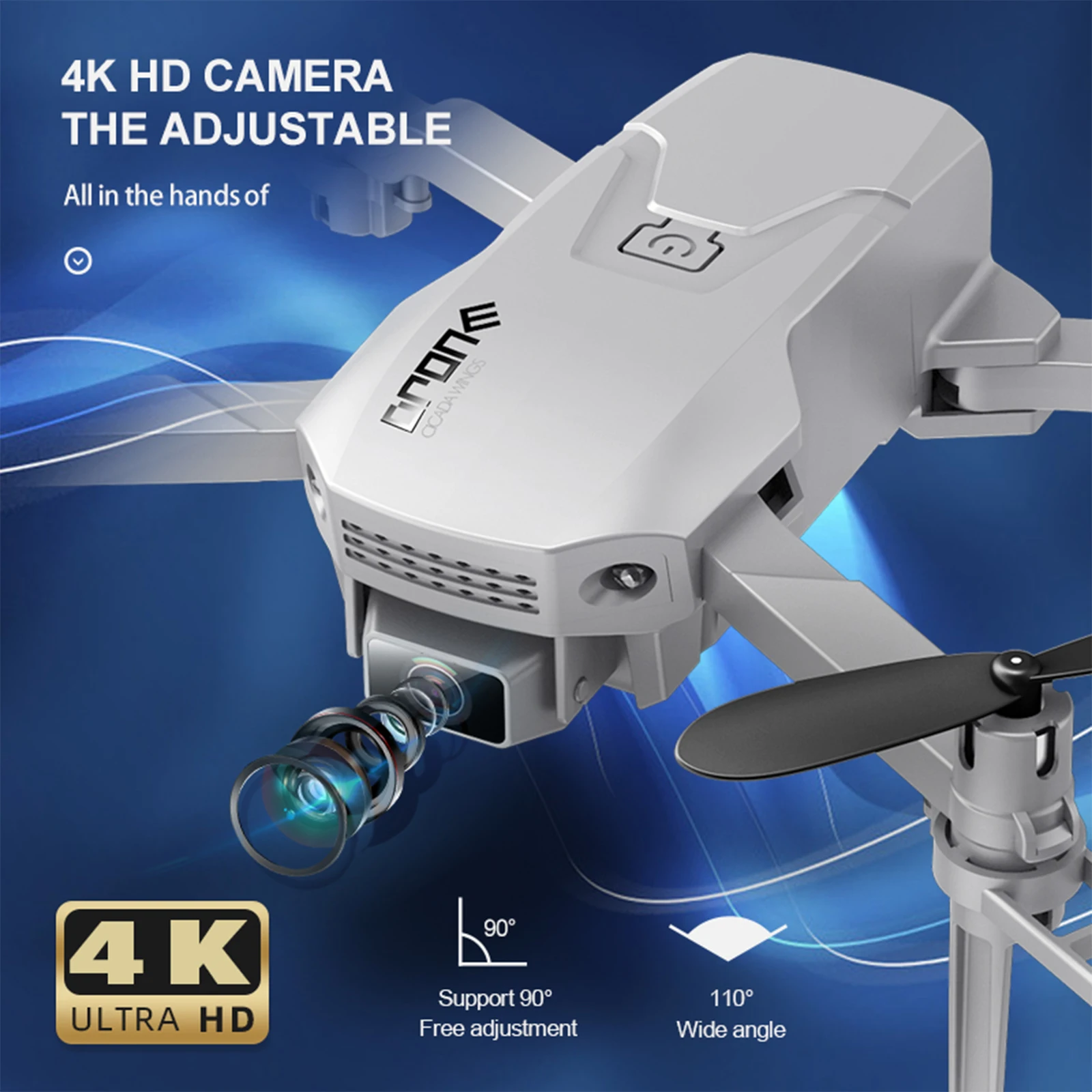 H1 RC Drone with Camera 4K Mini Drone Foldable Quadcopter with Function Trajectory Flight Headless Mode for Kids Adults
H1 RC Drone with Camera 4K Mini Drone Foldable Quadcopter with Function Trajectory Flight Headless Mode for Kids Adults