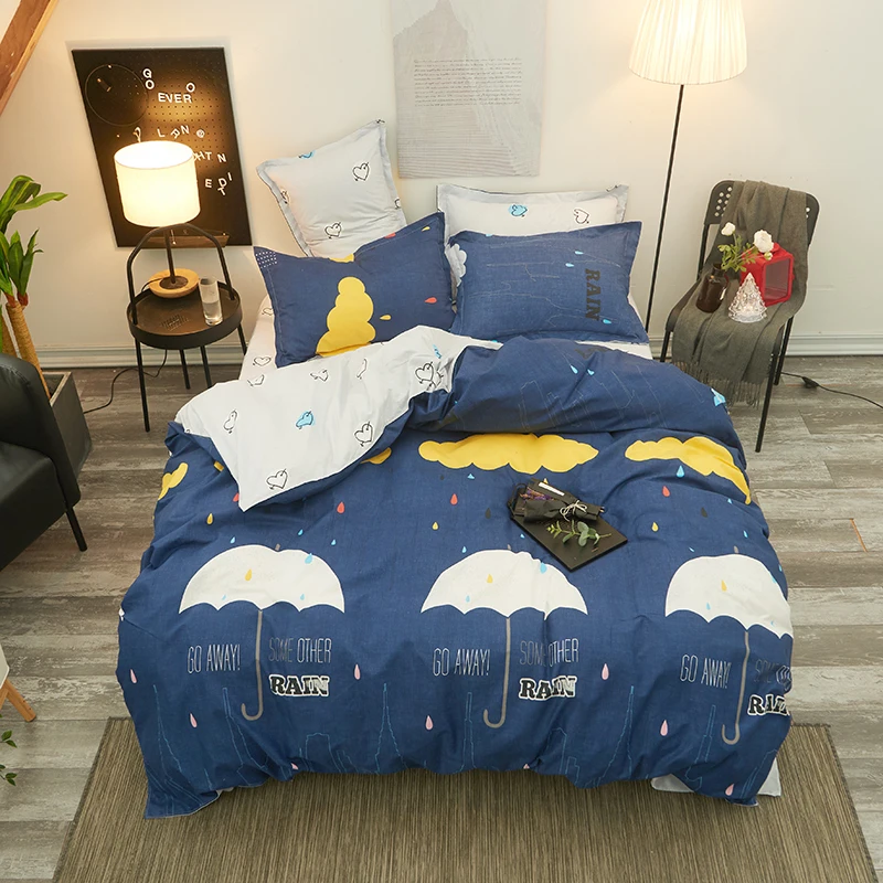 4pcs Blue Bedding Sets Clouds Duvet Cover Set Yellow Clouds Microfiber Quilt Cover Rainbow Rain Bedspread Soft Comforter Cover
4pcs Blue Bedding Sets Clouds Duvet Cover Set Yellow Clouds Microfiber Quilt Cover Rainbow Rain Bedspread Soft Comforter Cover