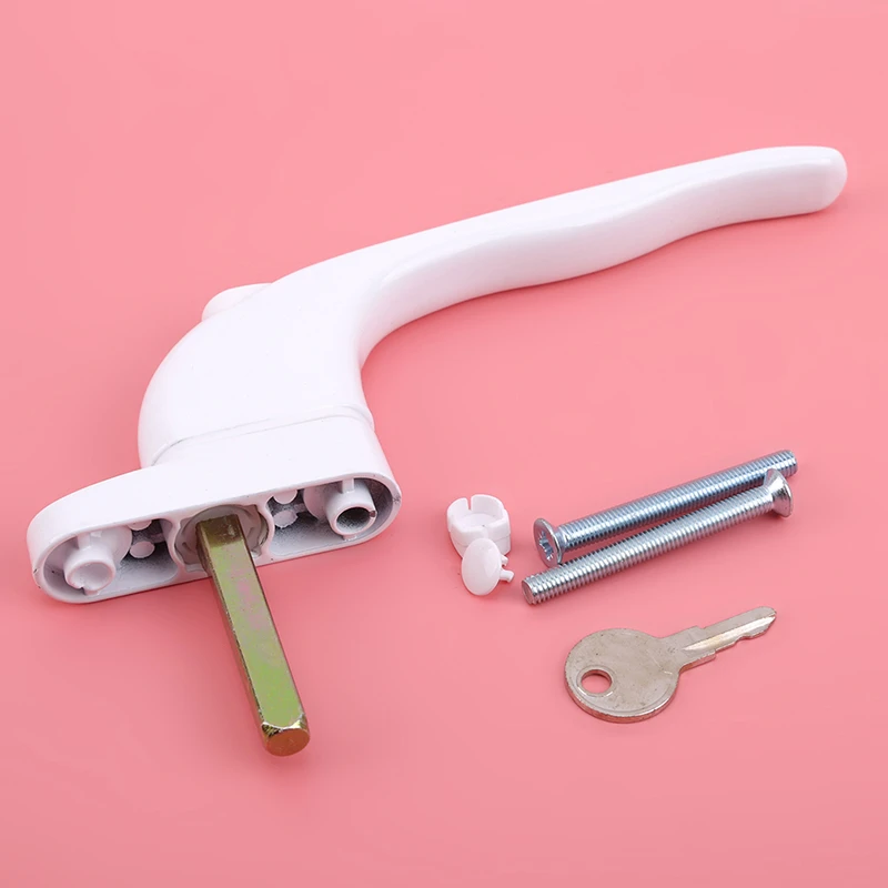 Double Glazing White Door Turning White Aluminum Alloy Window Handle With Locks Universal Door Handle Key Locking
Double Glazing White Door Turning White Aluminum Alloy Window Handle With Locks Universal Door Handle Key Locking