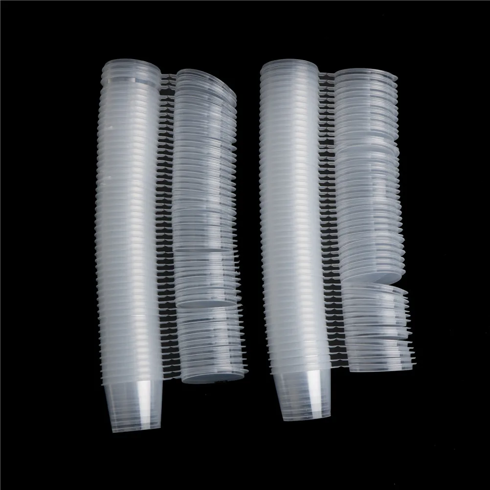 Hot wholesale 100Pcs/lot portable Disposable Plastic Cups Transparent Clear Food Small Sauce Containers Package Box&Lid portable
Hot wholesale 100Pcs/lot portable Disposable Plastic Cups Transparent Clear Food Small Sauce Containers Package Box&Lid portable