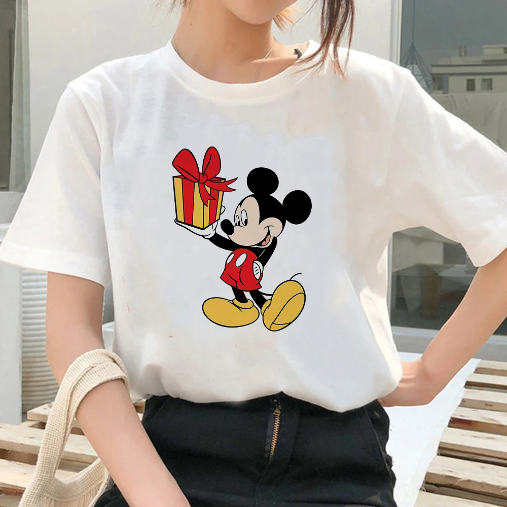 Disney Women Mickey Mouse Present T-Shirts Harajuku Style Top Clothes Dropship T Shirts Female Comfortable Kawaii Tees S-2XL 
Disney Women Mickey Mouse Present T-Shirts Harajuku Style Top Clothes Dropship T Shirts Female Comfortable Kawaii Tees S-2XL