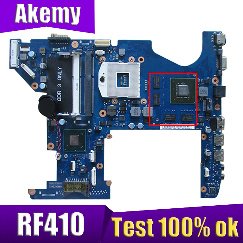 AKEMY BA92-07100A BA92-07100B Laptop Motherboard for Samsung RF410 RF510 RF710 Intel N11P-GE1-A3 DDR3 Mainboard Full Tested
AKEMY BA92-07100A BA92-07100B Laptop Motherboard for Samsung RF410 RF510 RF710 Intel N11P-GE1-A3 DDR3 Mainboard Full Tested