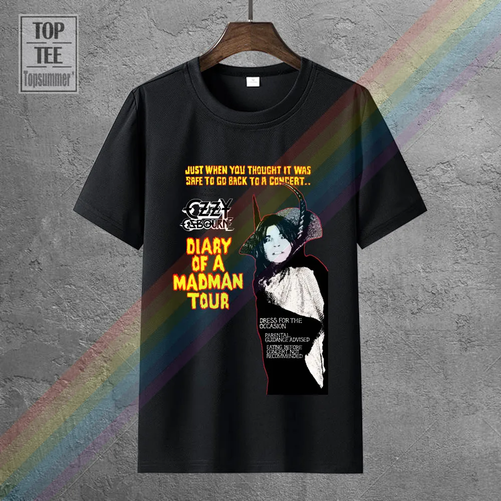 Ozzy Osbourne Diary Of A Madwomen Tour Movie Poster Womens T Shirt Hip Hop Streetwear Tshirts Cool Logo T Shirts O Neck
Ozzy Osbourne Diary Of A Madwomen Tour Movie Poster Womens T Shirt Hip Hop Streetwear Tshirts Cool Logo T Shirts O Neck
