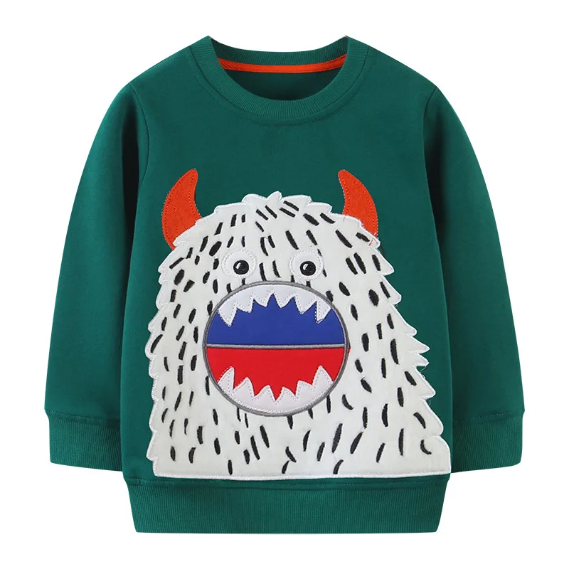 2021 European and American style autumn new children's hoodie knitted cotton cartoon collar boy's hoodie T-shirt 
2021 European and American style autumn new children's hoodie knitted cotton cartoon collar boy's hoodie T-shirt