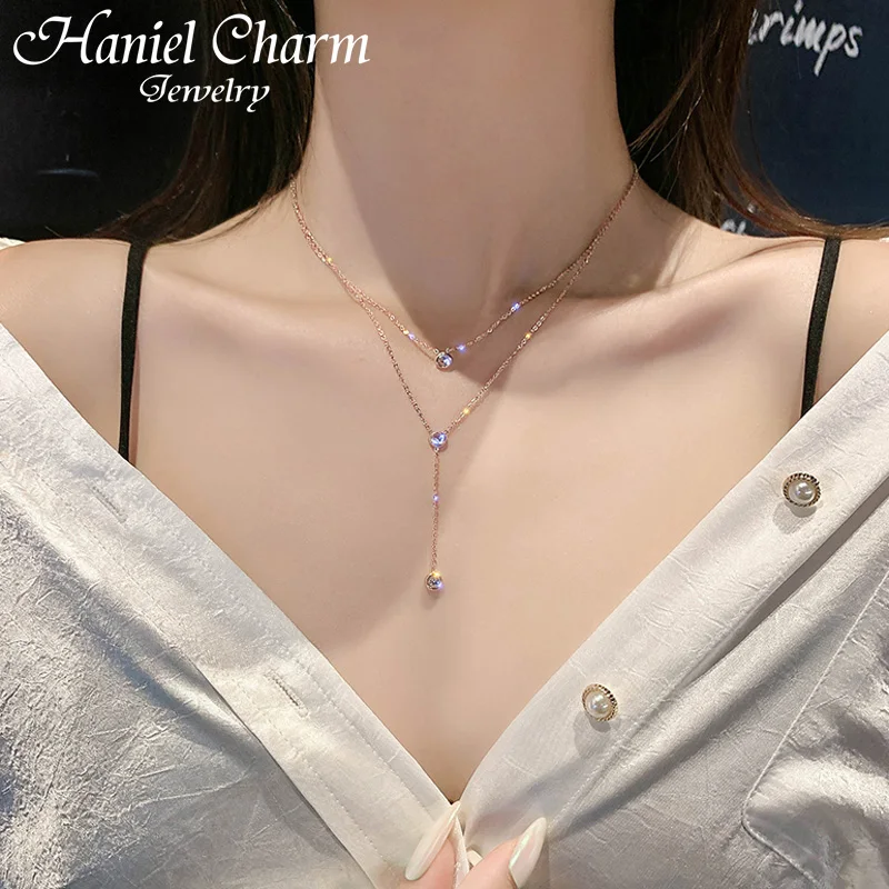 2021 New Trendy 925 Sterling Silver O-Chain Necklace Rose Gold Zircon Fashion Necklace For Women Gift Summer Fine Jewelry NK040
2021 New Trendy 925 Sterling Silver O-Chain Necklace Rose Gold Zircon Fashion Necklace For Women Gift Summer Fine Jewelry NK040