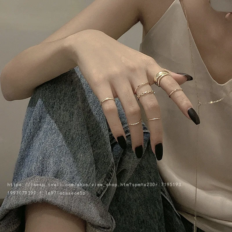 Fashion High Sense Suit Ring for Women Girl Minimalist Cold Wind Ins Trend Personality Wild Joint Index Finger Ring Jewelry Gift
Fashion High Sense Suit Ring for Women Girl Minimalist Cold Wind Ins Trend Personality Wild Joint Index Finger Ring Jewelry Gift