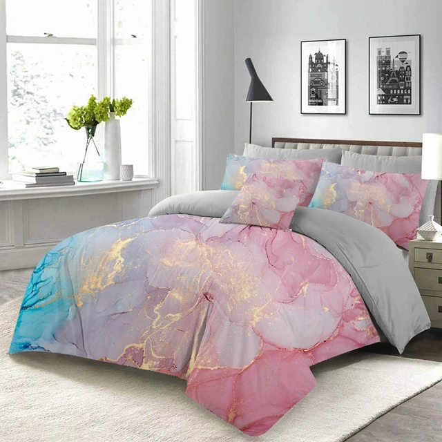 Marble Bedding set Modern Nordic Style Duvet Cover Set Comfortable Quilt Cover Pillowcase Bedding Single Double Home Textiles
Marble Bedding set Modern Nordic Style Duvet Cover Set Comfortable Quilt Cover Pillowcase Bedding Single Double Home Textiles