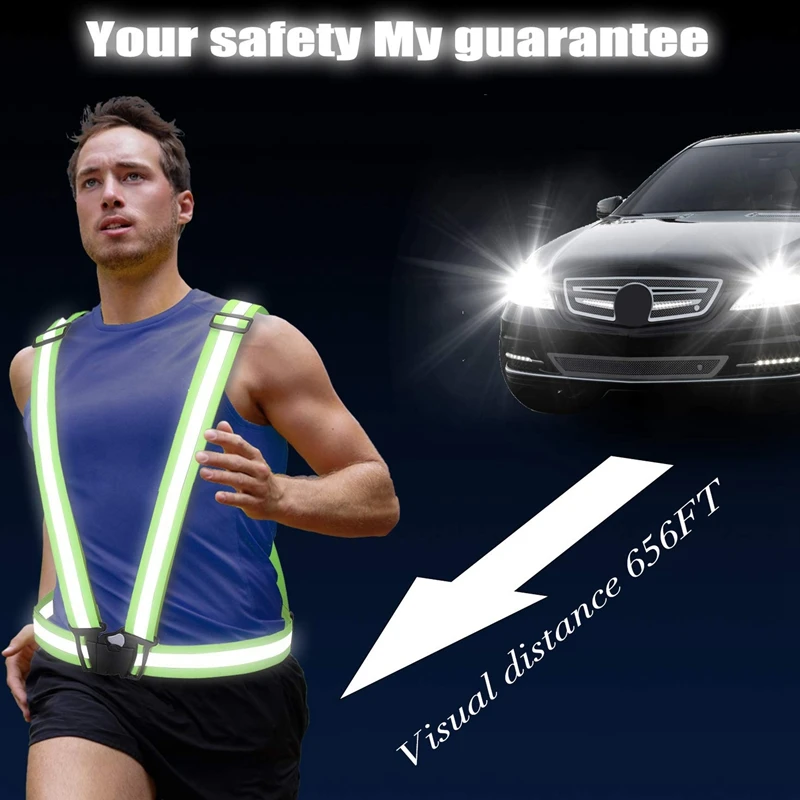 2Pcs Adjustable Reflective Safety Vest Lightweight Elastic Safety for Running Jogging Walking Cycling Outdoor Gear
2Pcs Adjustable Reflective Safety Vest Lightweight Elastic Safety for Running Jogging Walking Cycling Outdoor Gear