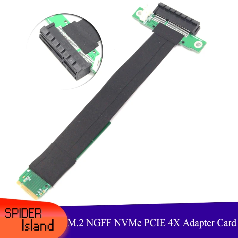 M.2 NGFF NVMe Extension Cable Adapter PCIE x4 M.2 to PCI-E4X M.2 to PCI-E Connector Cable Adapter
M.2 NGFF NVMe Extension Cable Adapter PCIE x4 M.2 to PCI-E4X M.2 to PCI-E Connector Cable Adapter